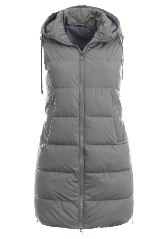 Damska Kamizelka Bezrękawnik Aleksa Szara