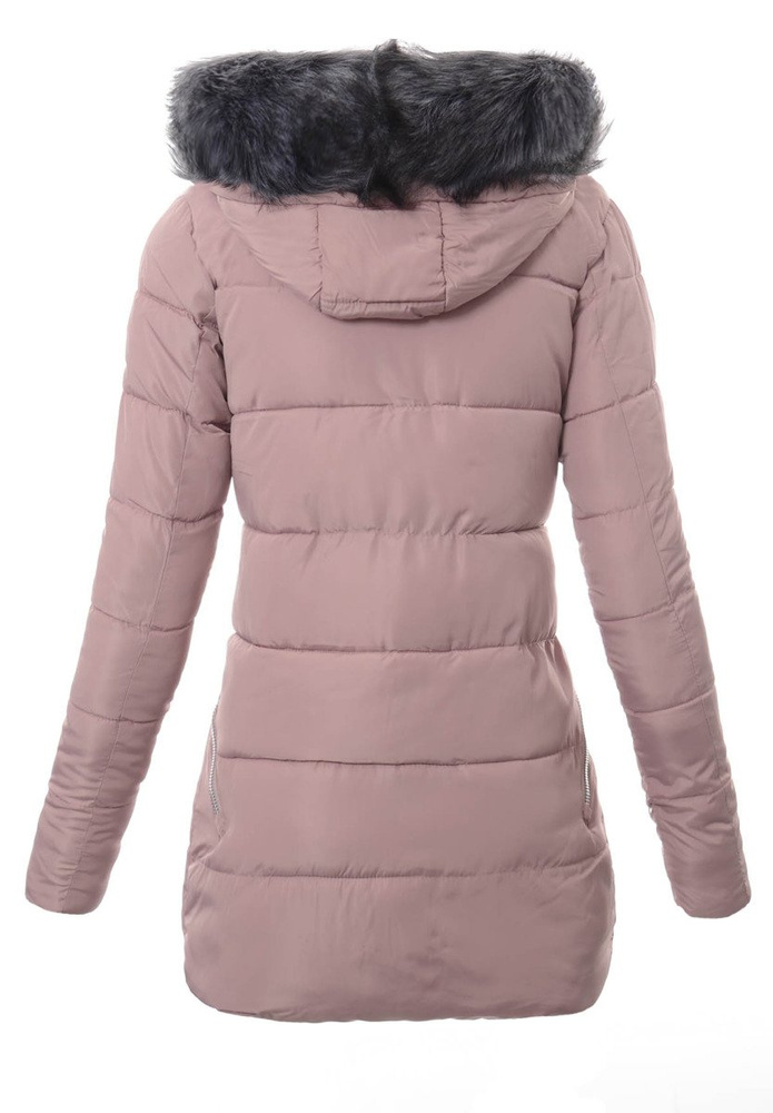 Damska Zimowa Kurtka Ortalionowa Różowa