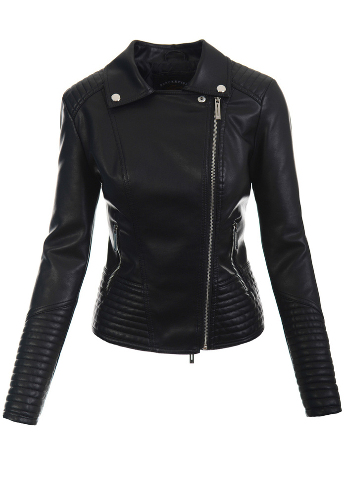 Damska Kurtka Ramoneska Donata Czarna