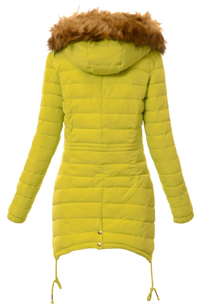 Damska Kurtka Ortalionowa Kristin Limonkowa