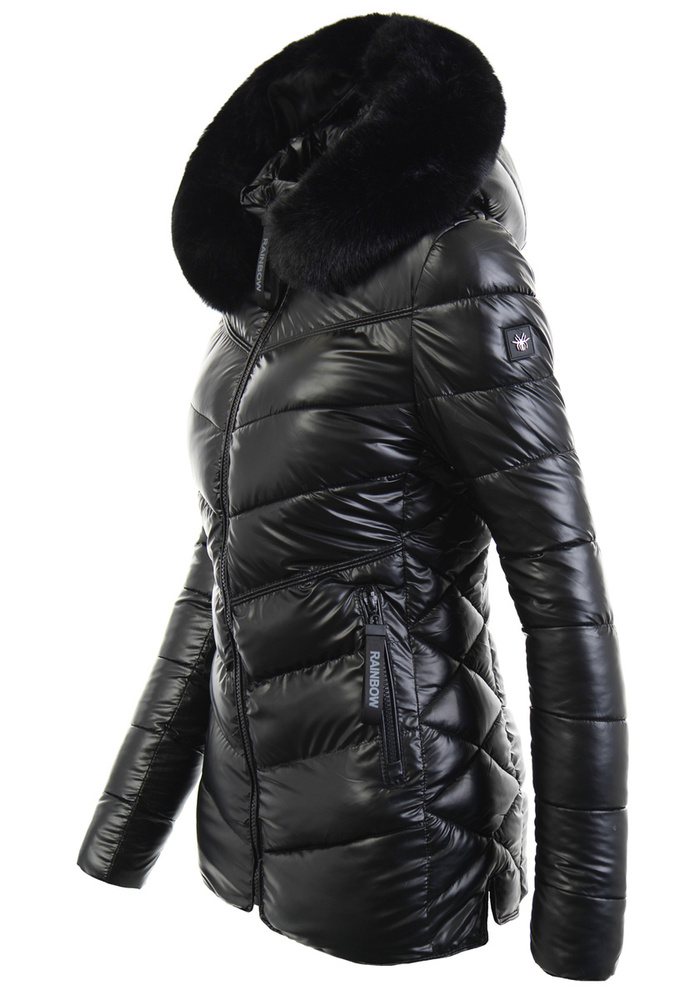 Damska Kurtka Zimowa Emily Czarna