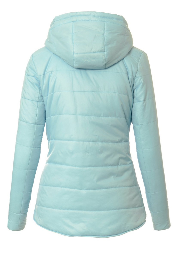 Damska Jesienna Wiosenna Kurtka Paula Błękitna