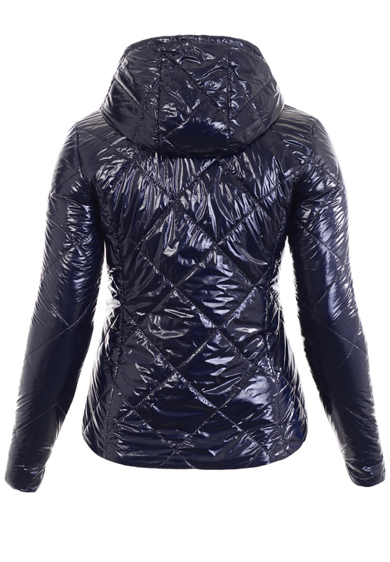 Damska Wiosenna Kurtka Stefania Granatowa