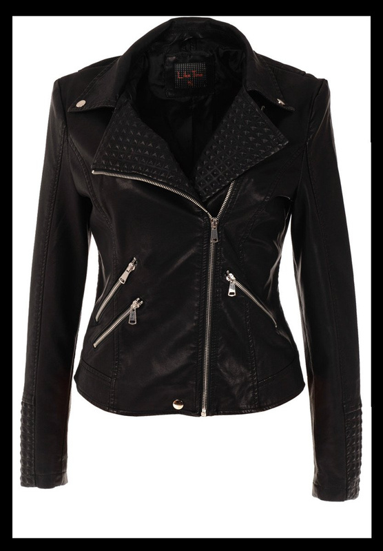 Damska Kurtka Ramoneska Czarna