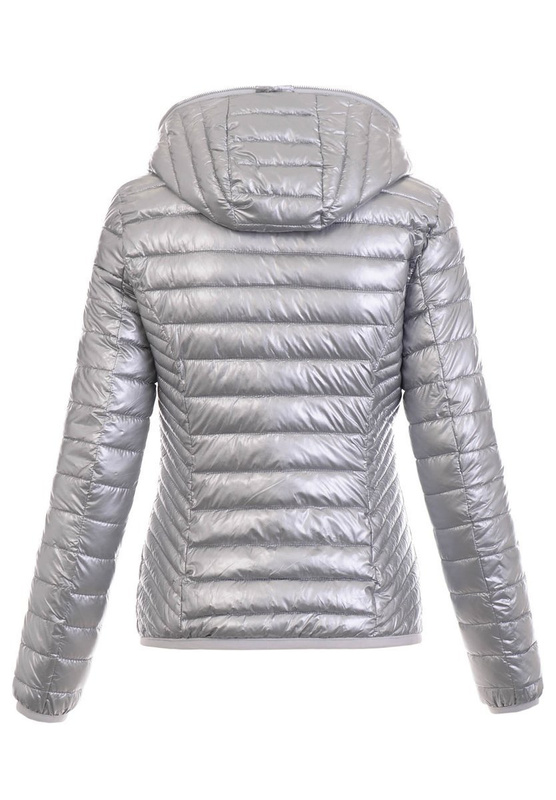 Damska Wiosenna Kurtka Emma Srebrna