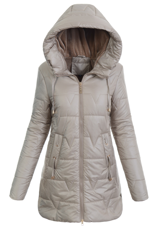 Damska Kurtka Zimowa Alina Brązowa