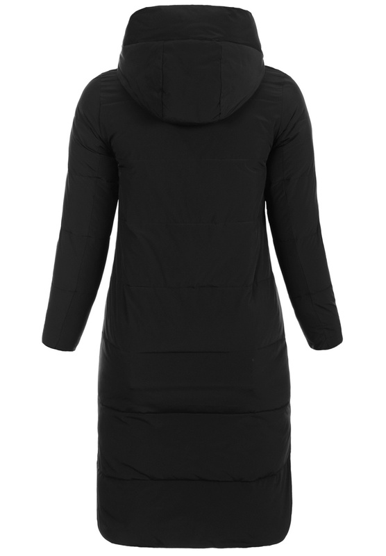 Damska Kurtka Pikowana Długa Ariada Czarna