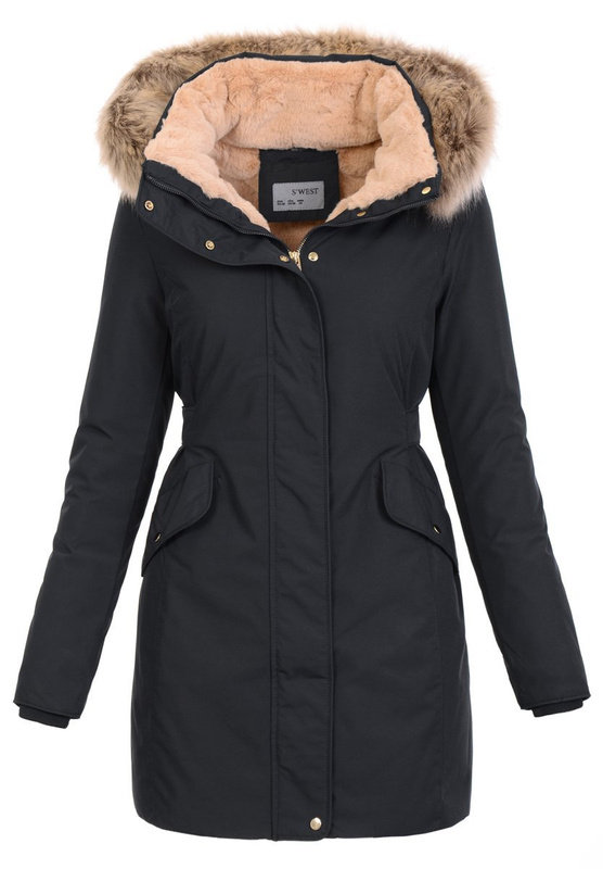 Zimowa Kurtka Parka Mirela Czarna