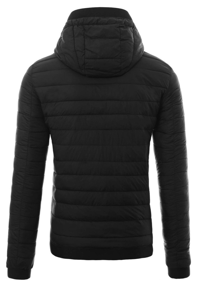 Męska Kurtka Przejściowa Ortalionowa Adam Czarna