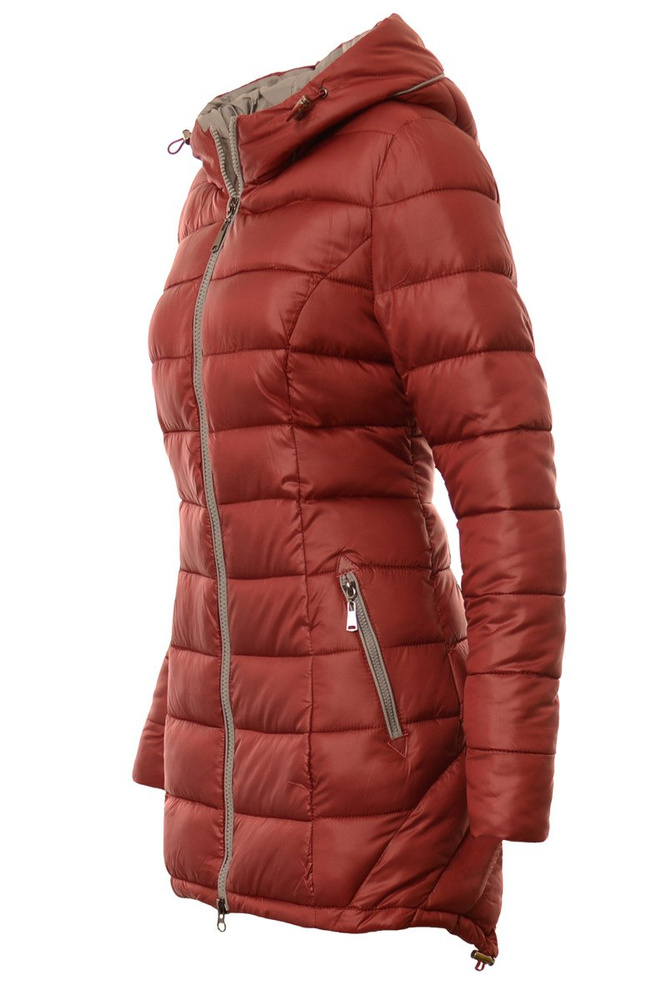 Damska Kurtka Ortalionowa Ida Bordowa