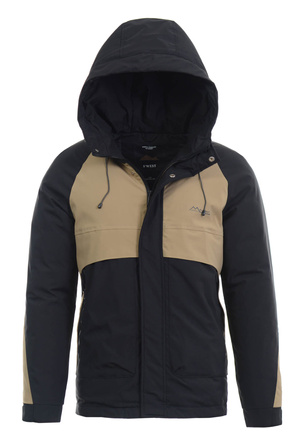 Męska Zimowa Kurtka Bartek Ciemno Beżowa