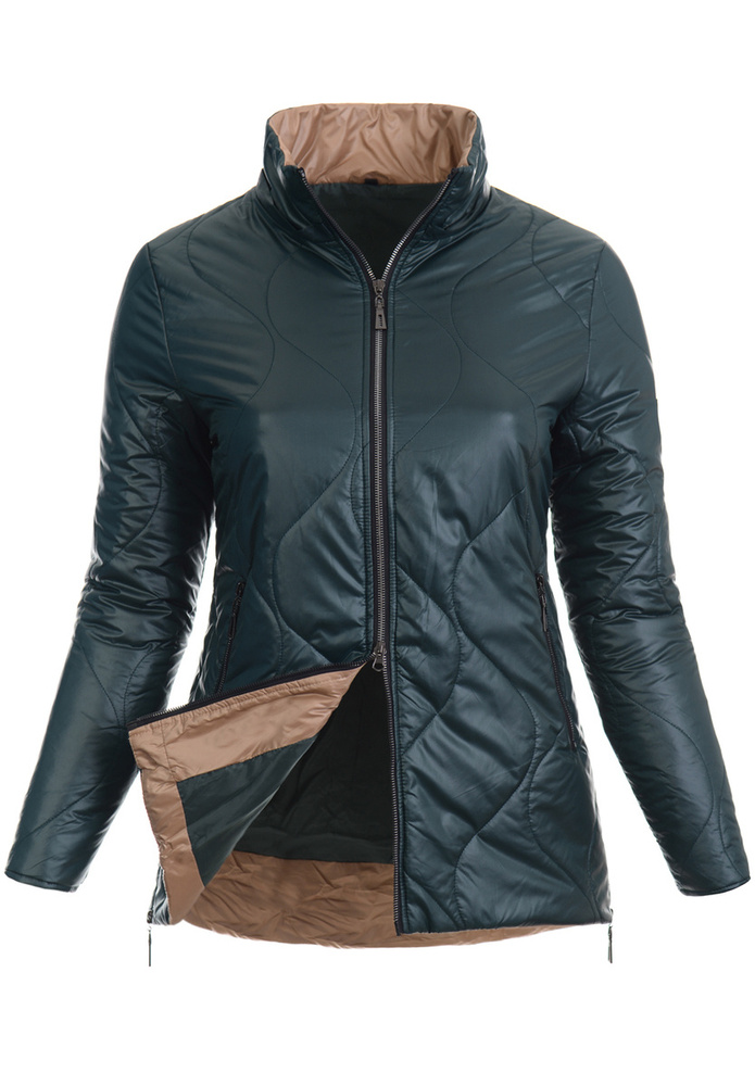 Damska Wiosenna Kurtka Andrea Zielona