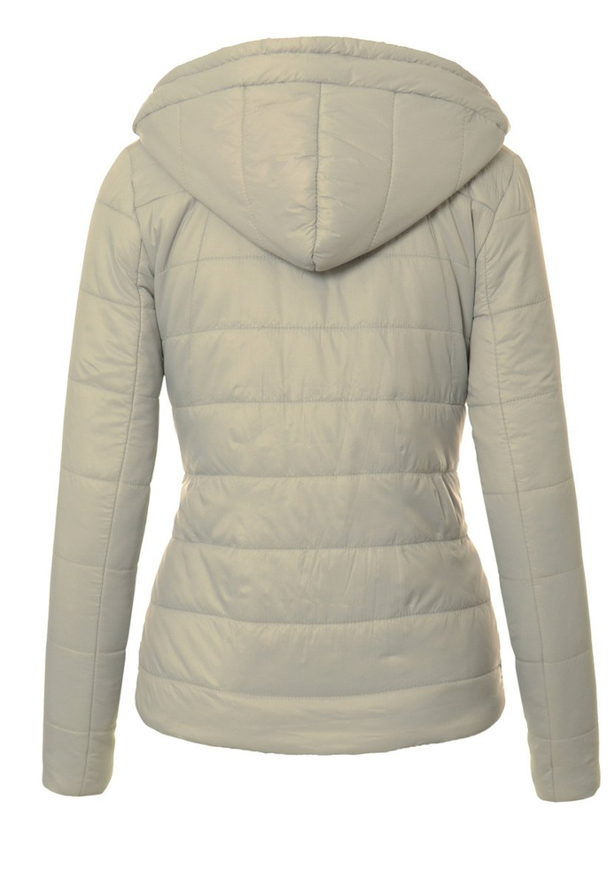 Damska Jesienna Wiosenna Kurtka Marieta Szara