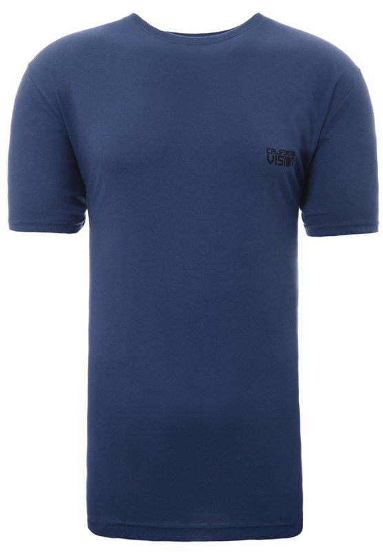 Męska Koszulka T-Shirt Nadruk California Vision Niebieska