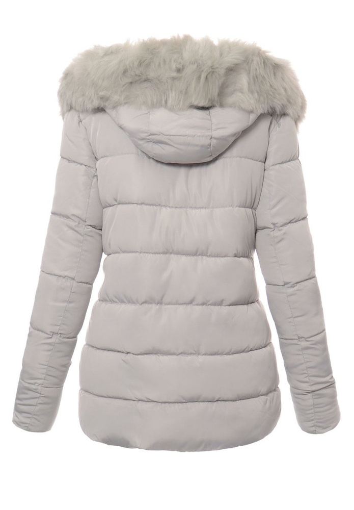 Damska Zimowa Kurtka Ortalionowa Szara