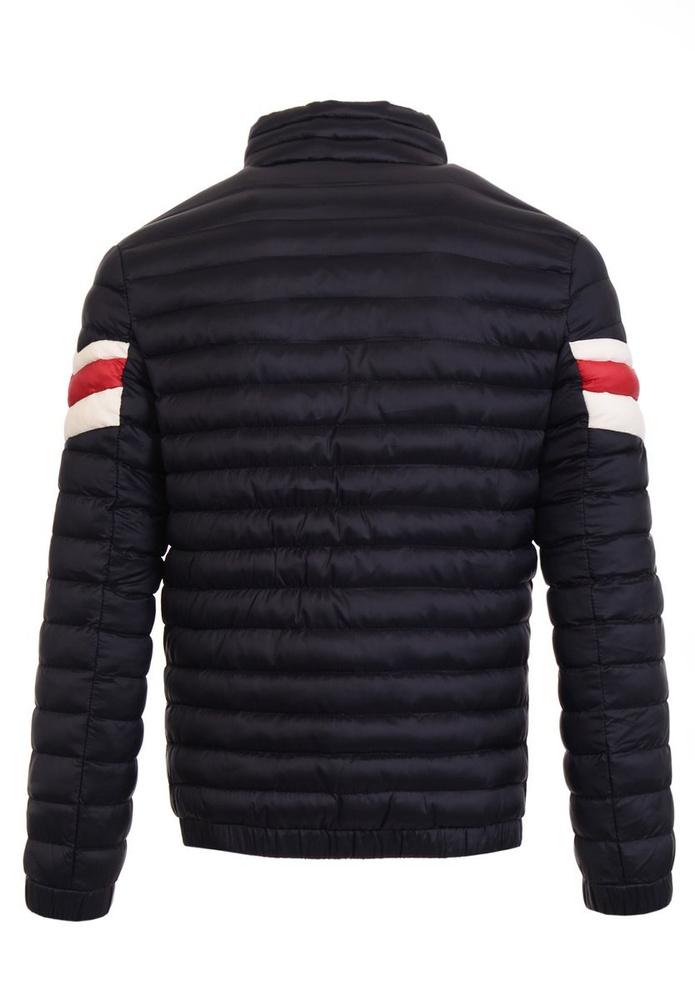 Męska Kurtka Wiosenna - Jesienna Czarna