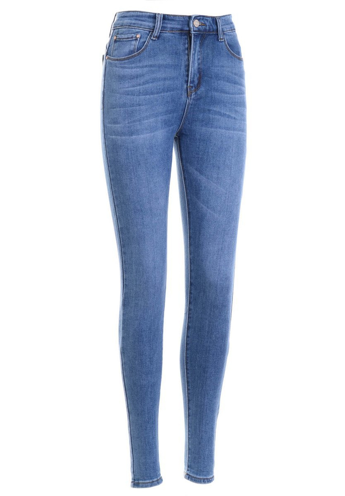 Damskie Spodnie Jeansowe Ciemno Niebieskie