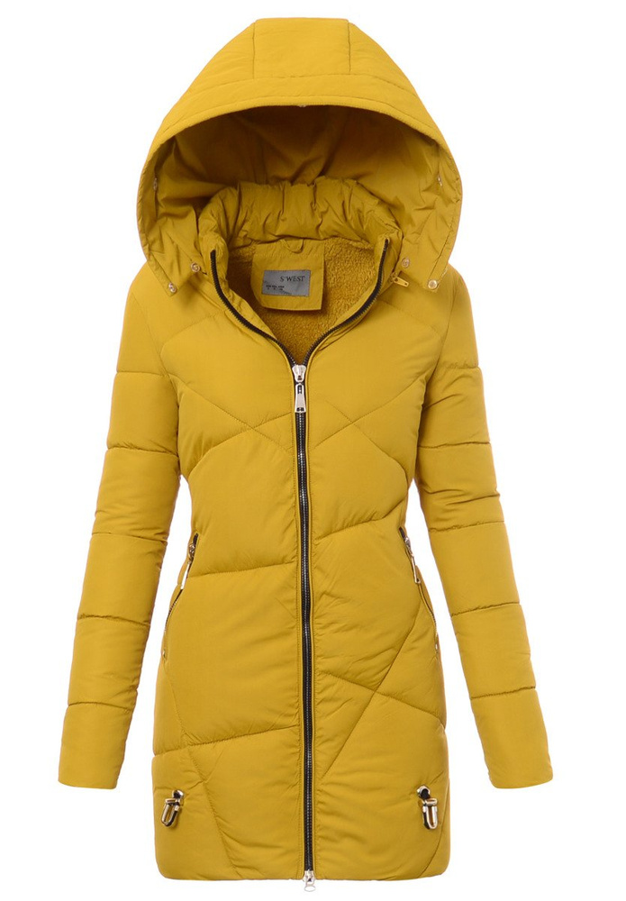 Kurtka Zimowa Julia Żółta