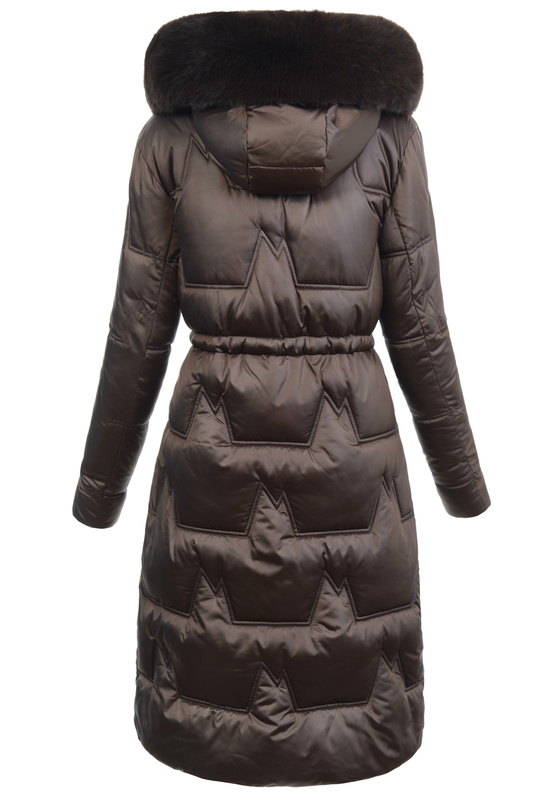 Damska Kurtka Zimowa Patrycja Brązowa