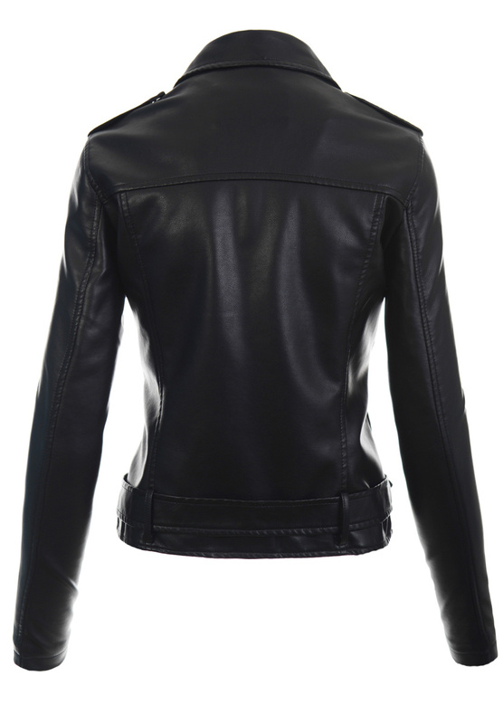 Damska Kurtka Ramoneska Aisha Czarna