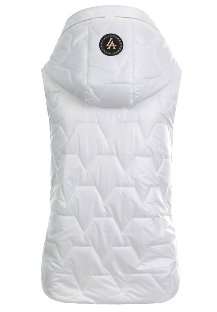 Damska Kamizelka Bezrękawnik Izyda Biały