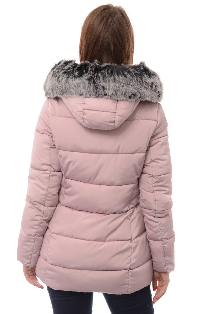 Damska Zimowa Kurtka Ortalionowa Melani Różowa