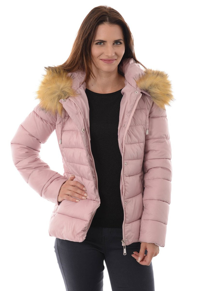 Damska Zimowa Kurtka Ortalionowa Honorata Różówa