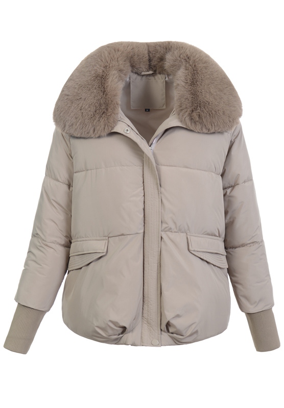 Damska Kurtka Zimowa Henryka Beżowa