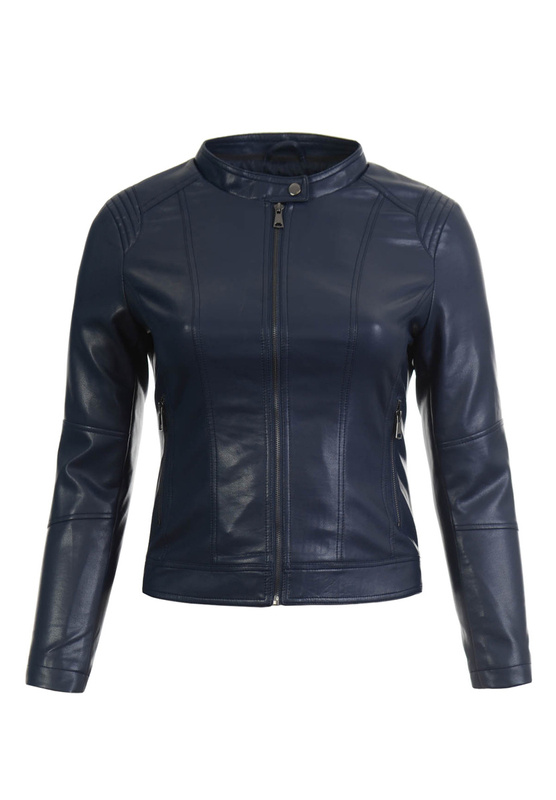 Damska Kurtka Ramoneska Asteria Granatowa