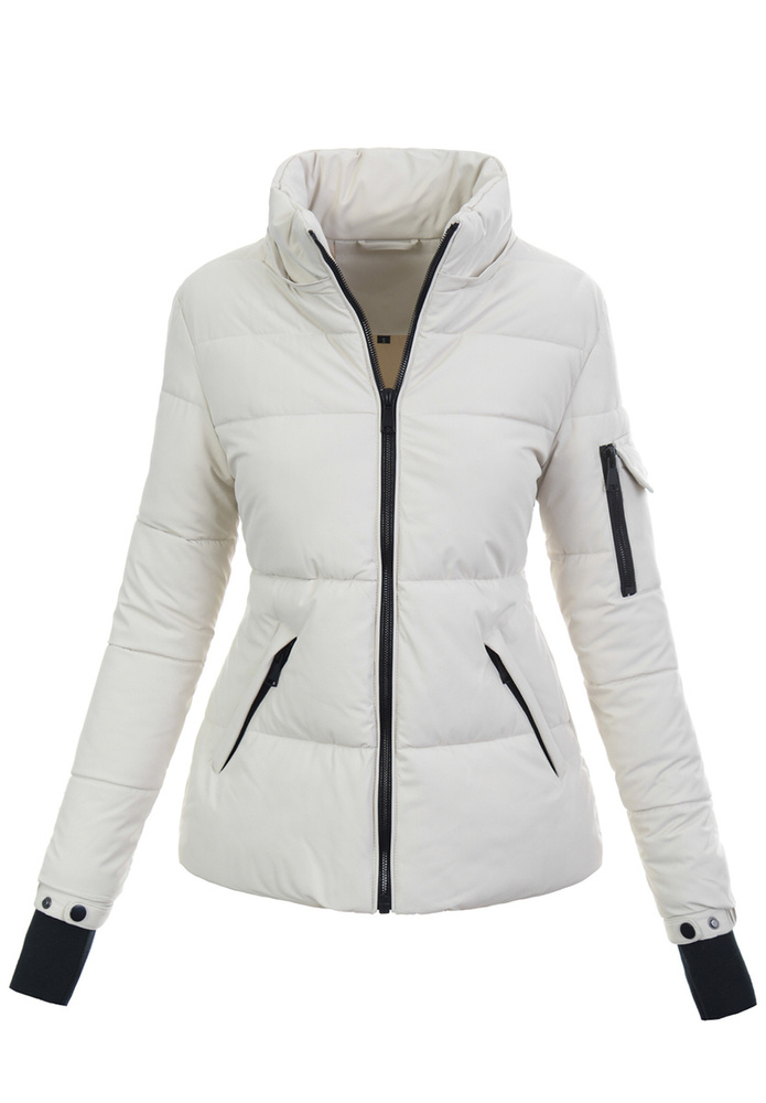 Damska Kurtka Zimowa Florentyna Ecru