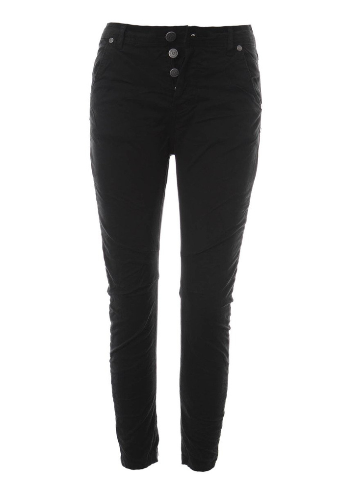 Damskie Spodnie Jeansy Boyfriend Czarne