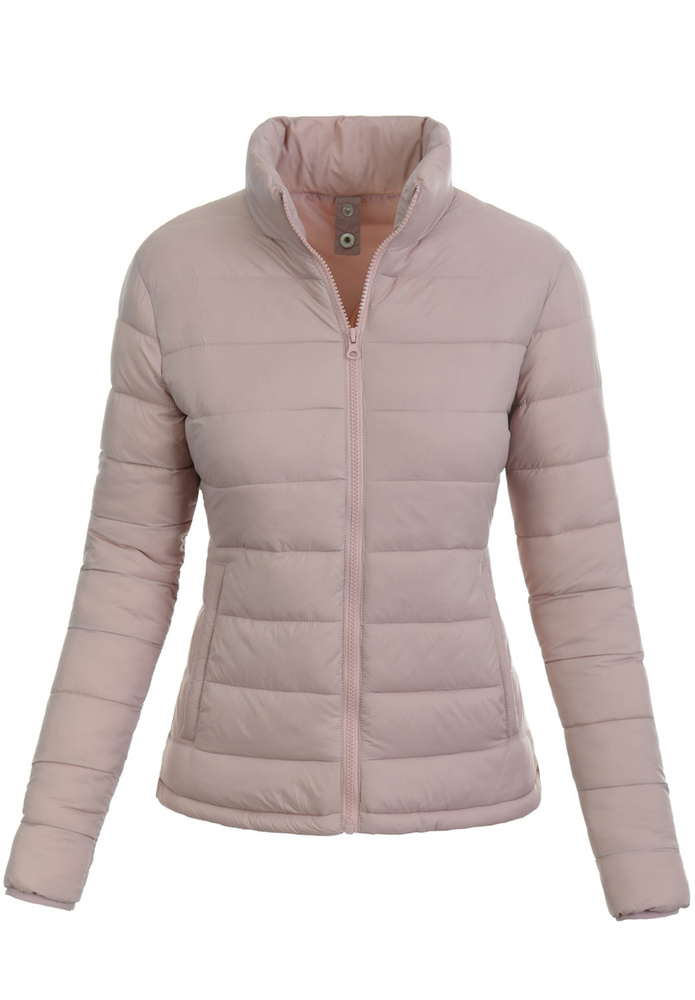 Damska Kurtka Parka Przejściowa 3w1 Estera Różowa