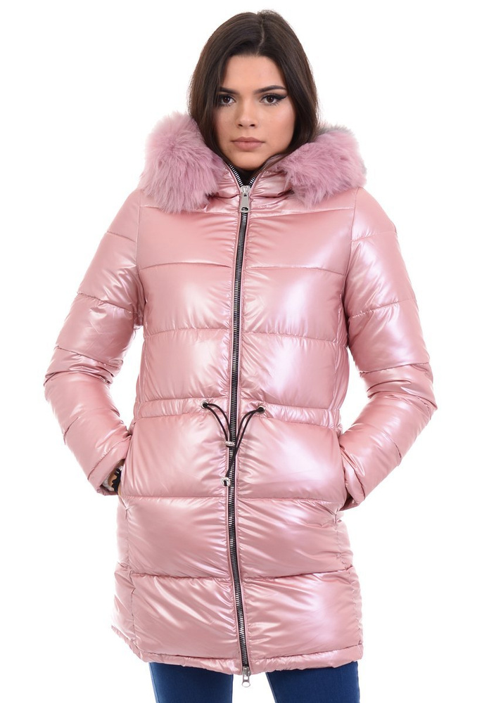 Damska Kurtka Ortalionowa Adelajda Różowa