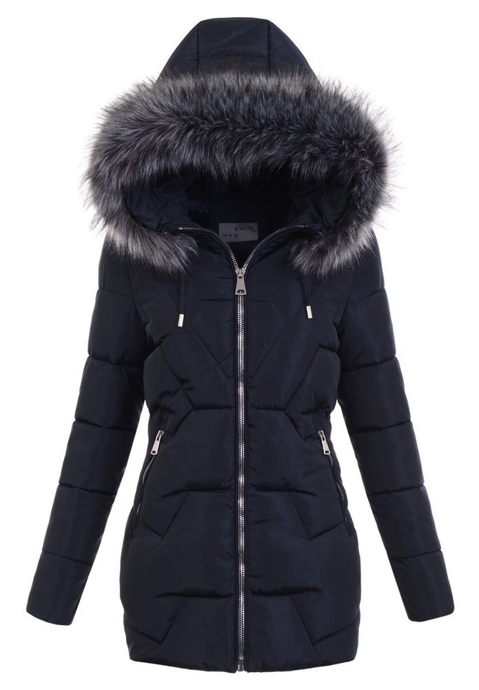 Damska Kurtka Ortalionowa Sara Granatowa