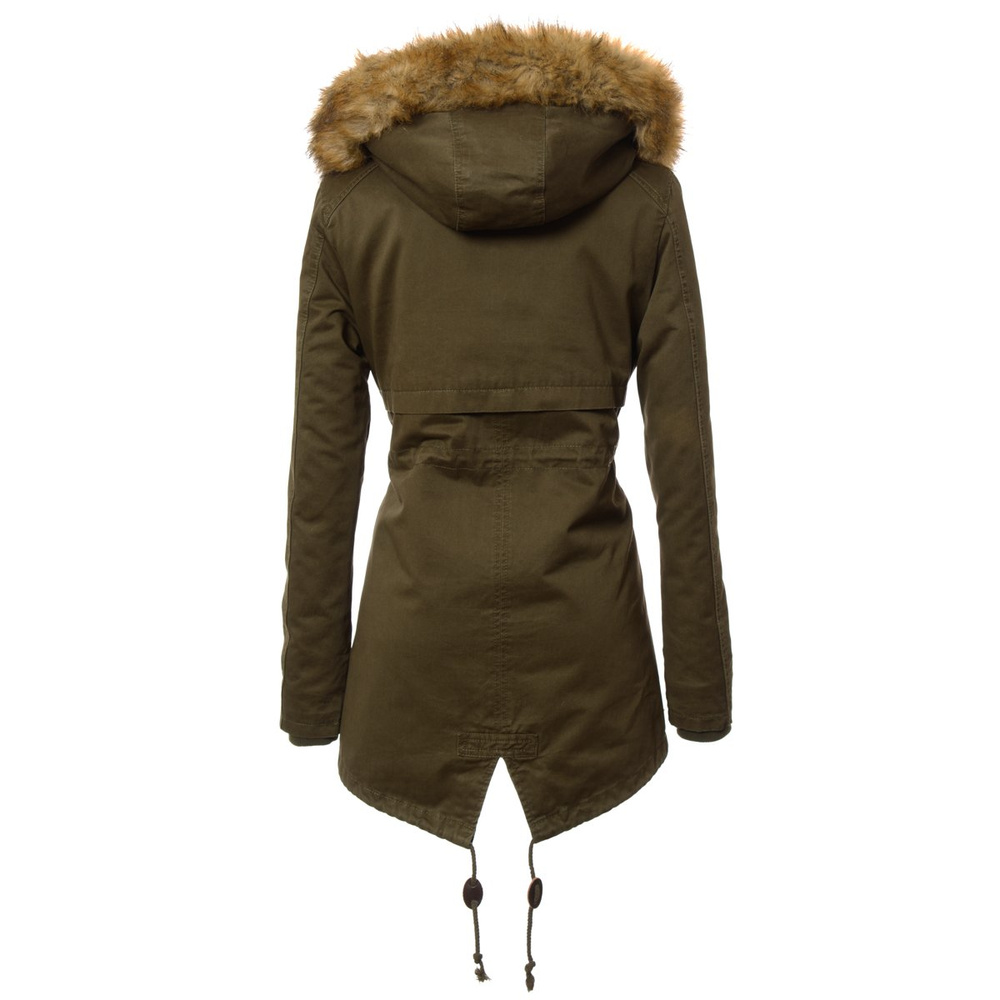 Damska Parka Kurtka Wiosenno Zimowa 2w1 Benita Zielona