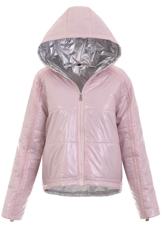 Damska Wiosenna Kurtka Modesta Różowa