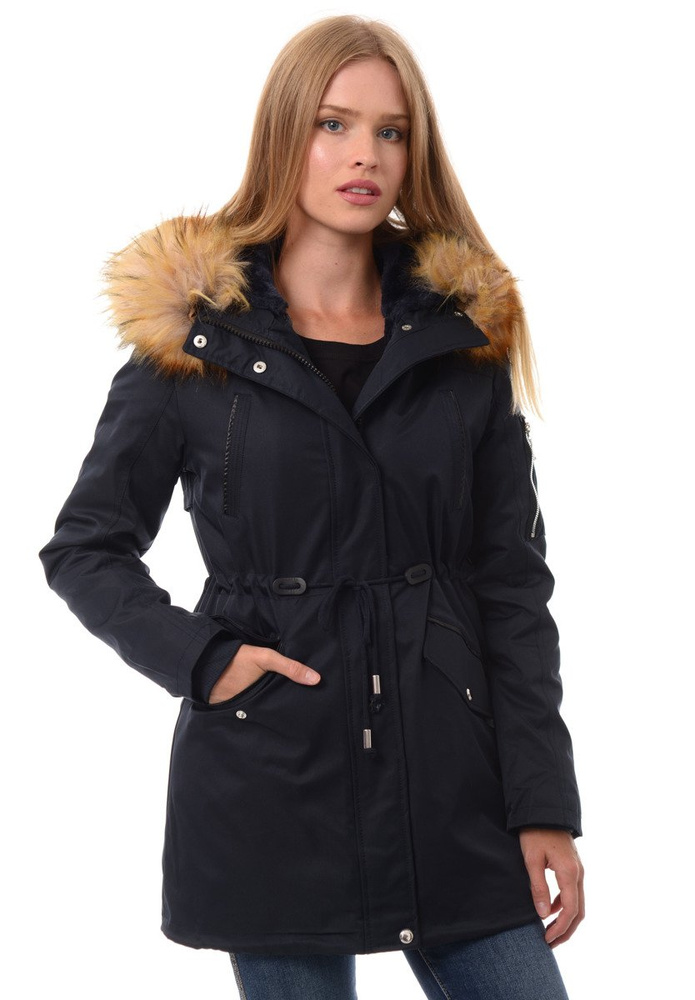 Damska Kurtka Parka 2w1 Amelia Granatowa
