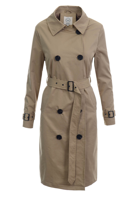 Damska Wiosenna Kurtka Płaszcz Parka Nancy Beżowa