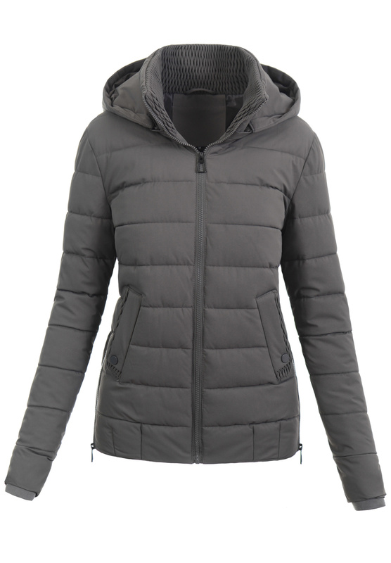 Damska Kurtka Zimowa Bernadeta Szara