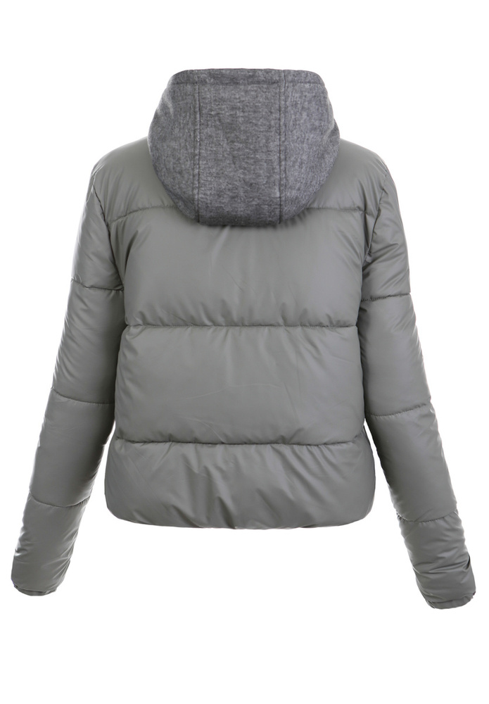 Damska Kurtka Pikowana Michaela Grafitowa