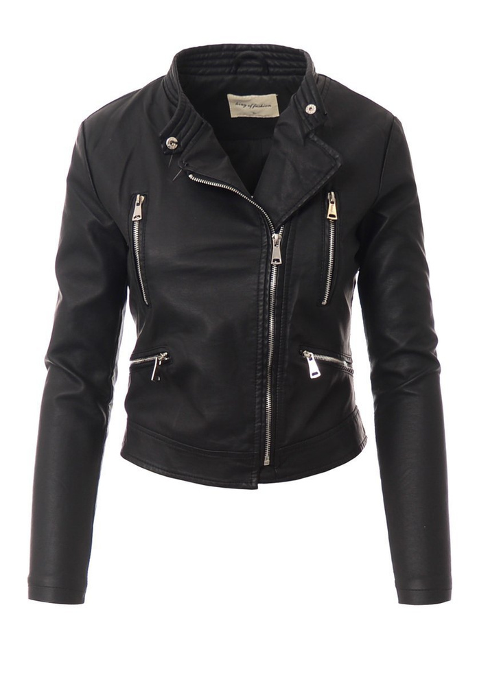 Damska Kurtka Ramoneska Klara Czarna