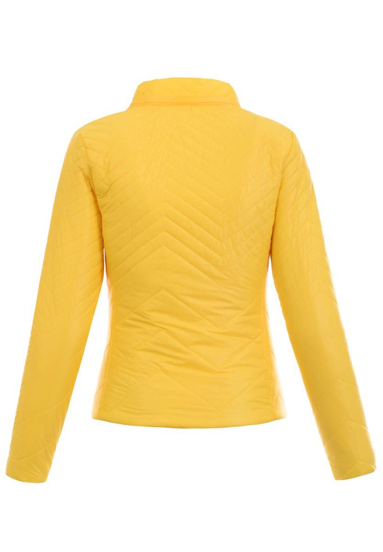 Damska Wiosenna Kurtka Ligia Żółta