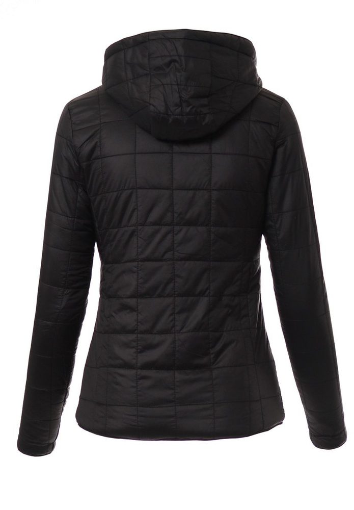 Damska Wiosenna Kurtka Czarna