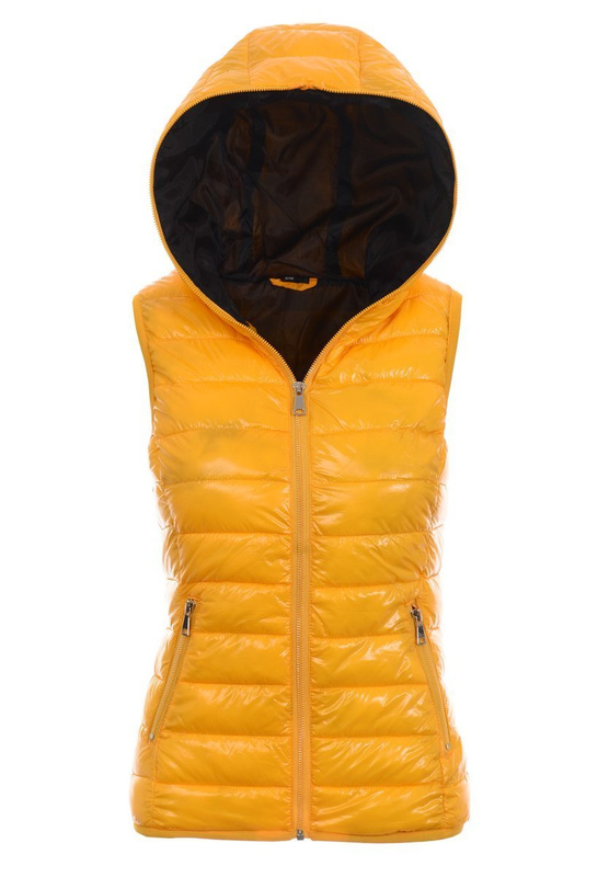 Damska Kamizelka Bezrękawnik Dalia Camel