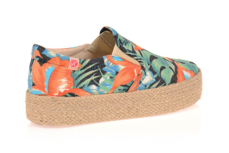 Trampki Espadryle Slip On Kylie Kwieciste