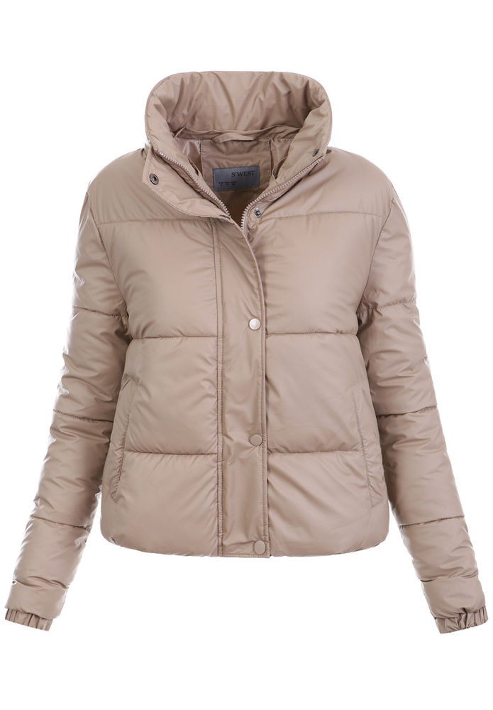 Damska Kurtka Pikowana Michaela Cappuccino