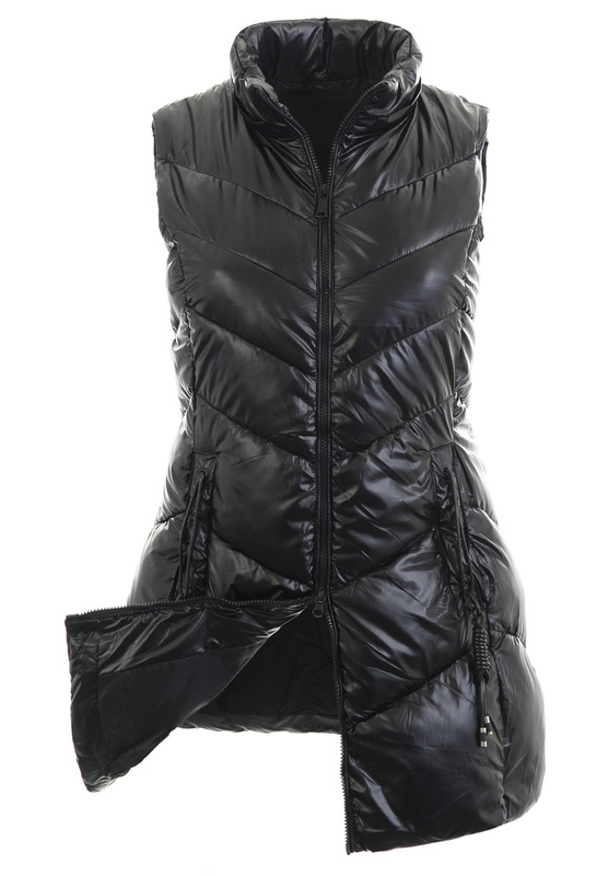 Damska Kamizelka Bezrękawnik Malwa Czarna