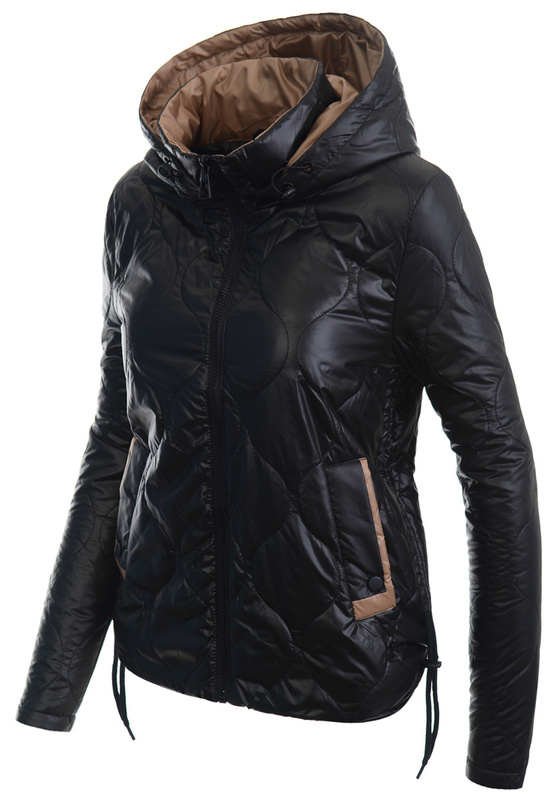 Damska Kurtka Przejściowa Wiosenna Lara Czarna