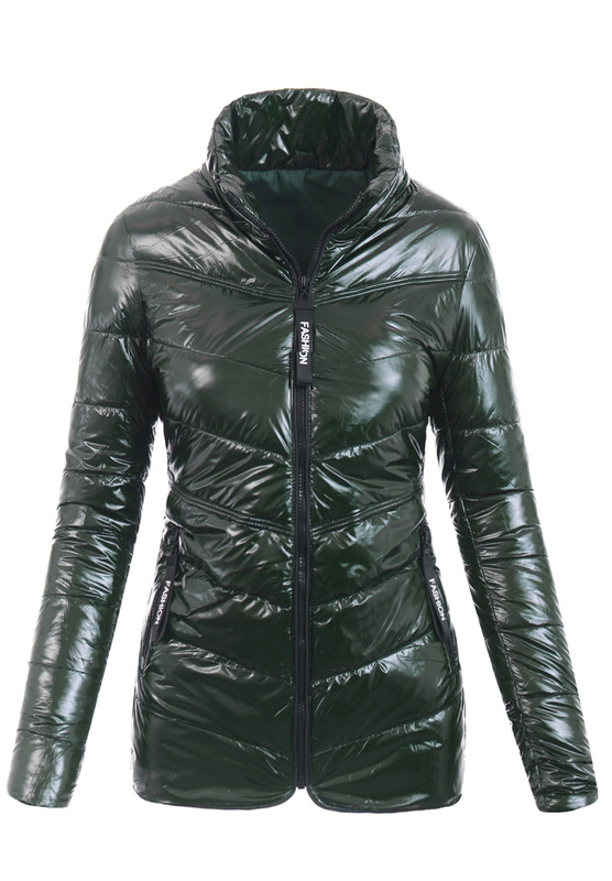 Damska Wiosenno - Jesienna Kurtka Samanta Zielona