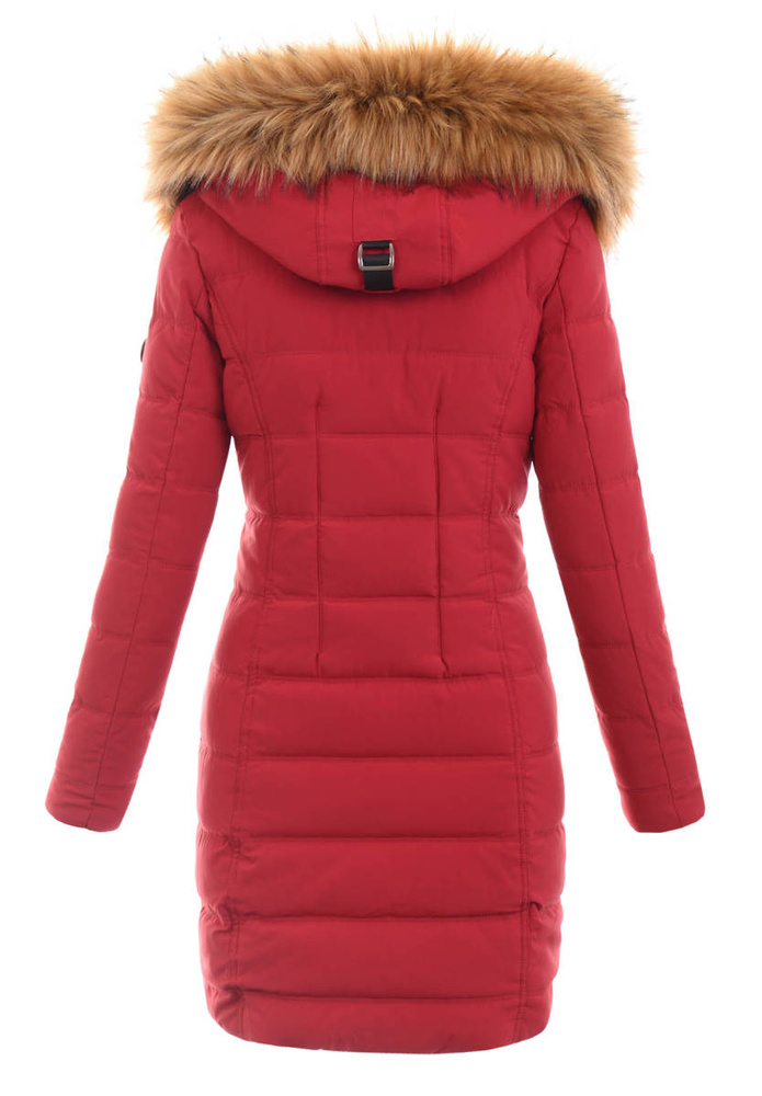 Damska Kurtka Zimowa Justyna Czerwona